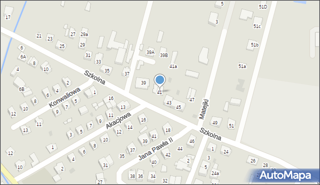 Sokołów Podlaski, Szkolna, 41, mapa Sokołów Podlaski