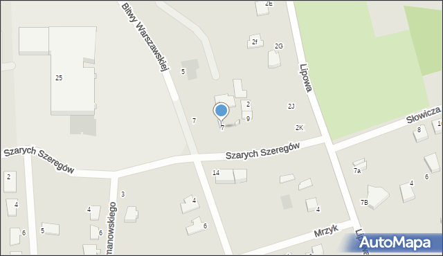 Solec Kujawski, Szarych Szeregów, 7, mapa Solec Kujawski