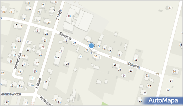 Solec-Zdrój, Szkolna, 8, mapa Solec-Zdrój