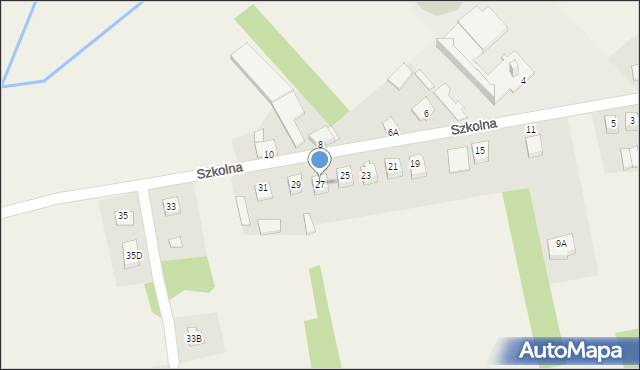 Sońsk, Szkolna, 27, mapa Sońsk