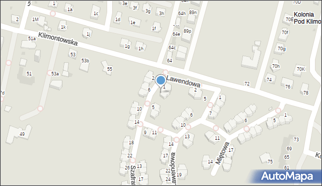 Sosnowiec, Szafranowa, 3, mapa Sosnowca