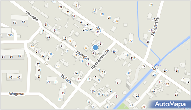 Sosnowiec, Szmejka, 2, mapa Sosnowca