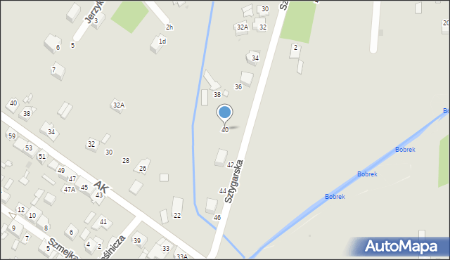 Sosnowiec, Sztygarska, 40, mapa Sosnowca