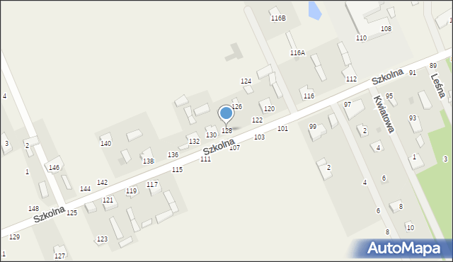 Sowia Wola, Szkolna, 128, mapa Sowia Wola