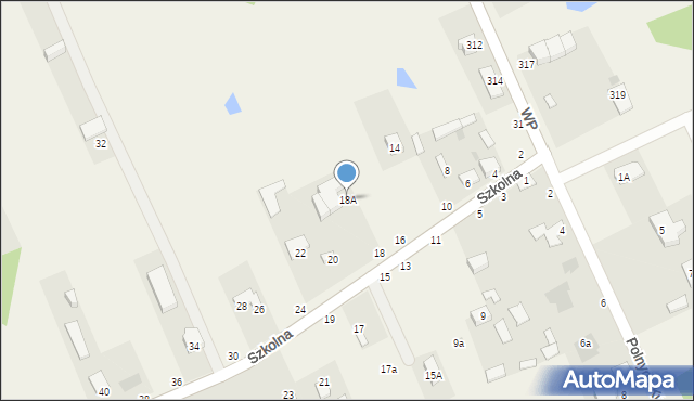 Sowia Wola, Szkolna, 18A, mapa Sowia Wola