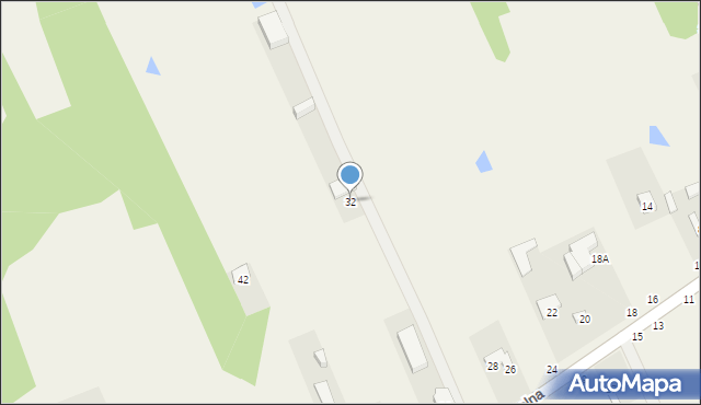 Sowia Wola, Szkolna, 32, mapa Sowia Wola