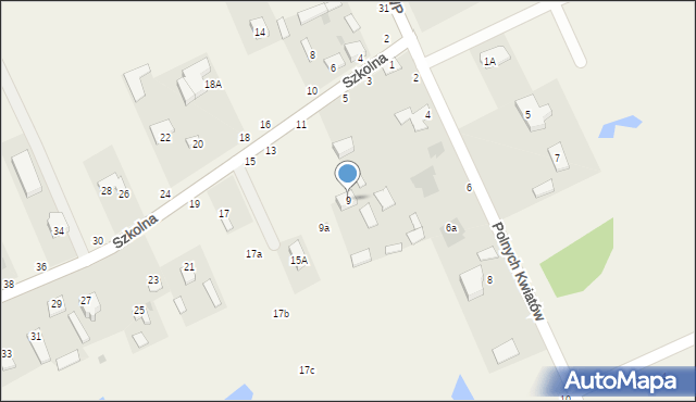 Sowia Wola, Szkolna, 9, mapa Sowia Wola
