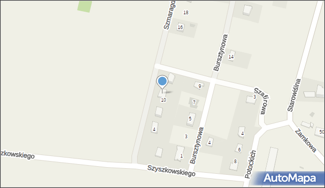 Spytkowice, Szmaragdowa, 8, mapa Spytkowice