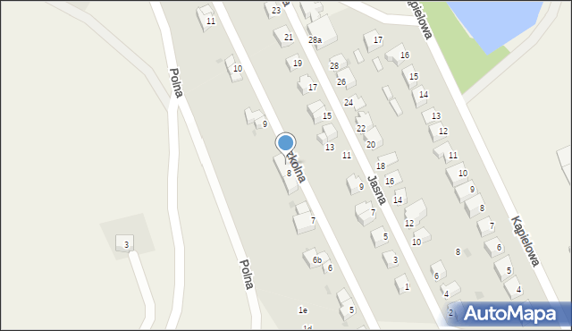 Srebrna Góra, Szkolna, 8a, mapa Srebrna Góra