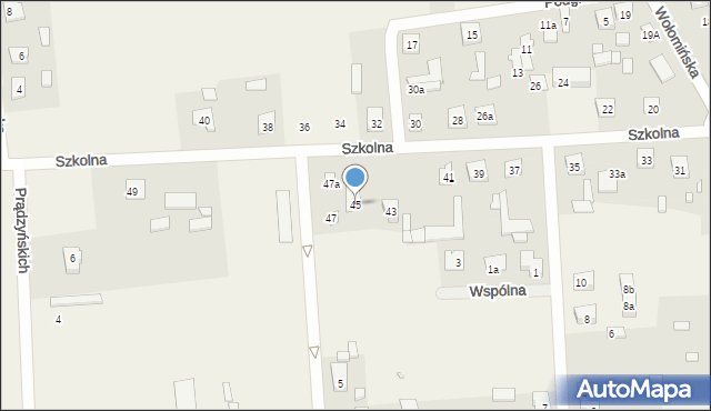 Stanisławów, Szkolna, 45, mapa Stanisławów