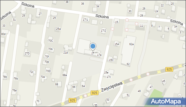 Stanowice, Szkolna, 17, mapa Stanowice