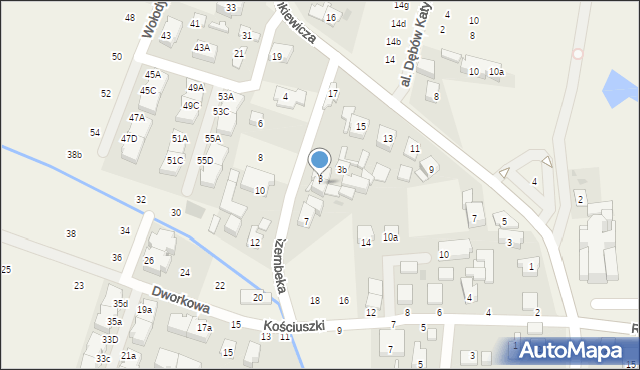 Stare Babice, Szembeka Jana, 3/5, mapa Stare Babice
