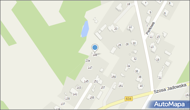 Stare Grabie, Szosa Jadowska, 149, mapa Stare Grabie