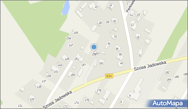 Stare Grabie, Szosa Jadowska, 159, mapa Stare Grabie