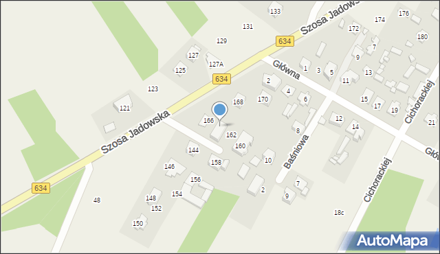 Stare Grabie, Szosa Jadowska, 164, mapa Stare Grabie