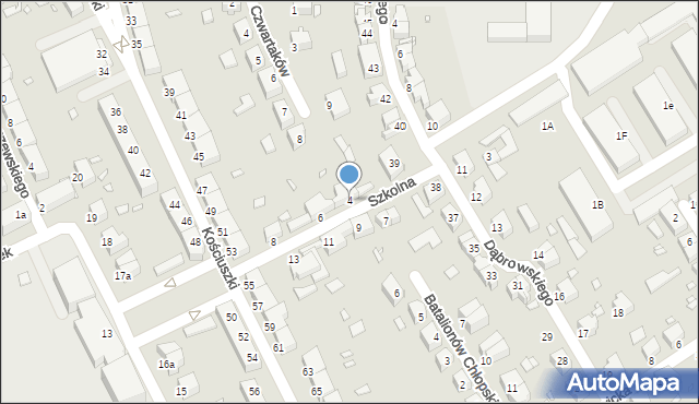 Stargard, Szkolna, 4, mapa Stargard