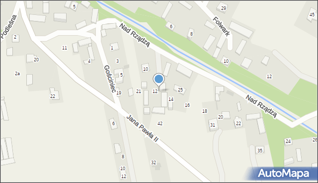 Stary Kraszew, Szkolna, 23, mapa Stary Kraszew