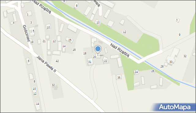 Stary Kraszew, Szkolna, 33, mapa Stary Kraszew