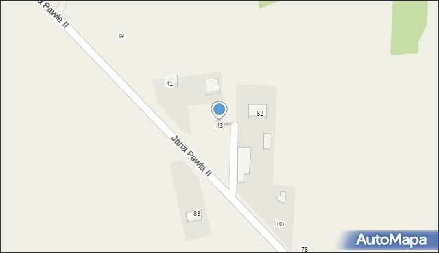 Stary Kraszew, Szkolna, 43, mapa Stary Kraszew