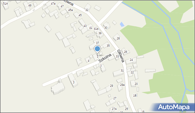 Stary Ujazd, Szkolna, 2, mapa Stary Ujazd