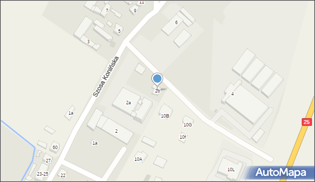 Stawiszyn, Szosa Konińska, 2b, mapa Stawiszyn