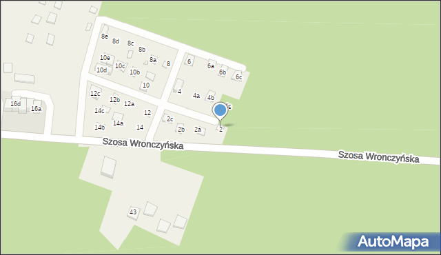 Stęszewko, Szosa Wronczyńska, 2, mapa Stęszewko