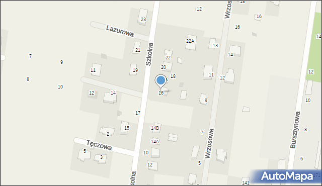 Stok Lacki, Szkolna, 16, mapa Stok Lacki