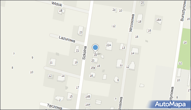 Stok Lacki, Szkolna, 22, mapa Stok Lacki