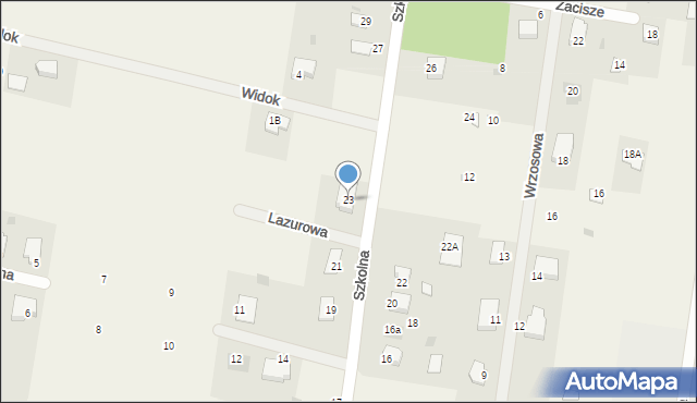 Stok Lacki-Folwark, Szkolna, 23, mapa Stok Lacki-Folwark