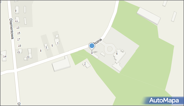 Strzelce Górne, Szkolna, 4, mapa Strzelce Górne