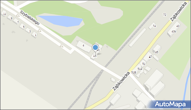 Strzelin, Szybalskiego Stefana, 2a, mapa Strzelin