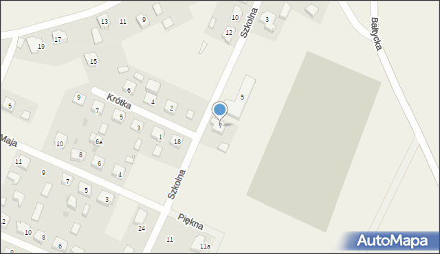 Strzelno, Szkolna, 7, mapa Strzelno