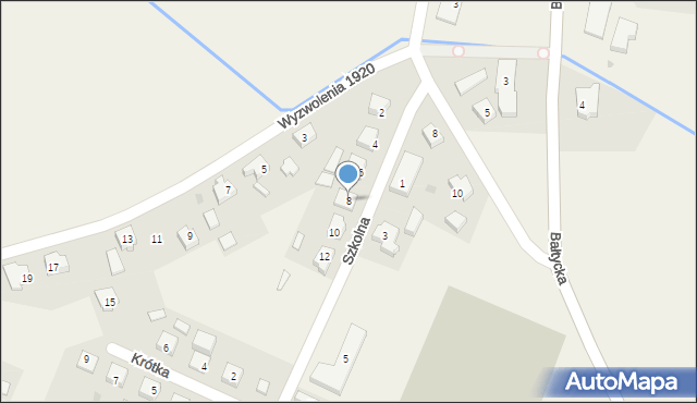 Strzelno, Szkolna, 8, mapa Strzelno