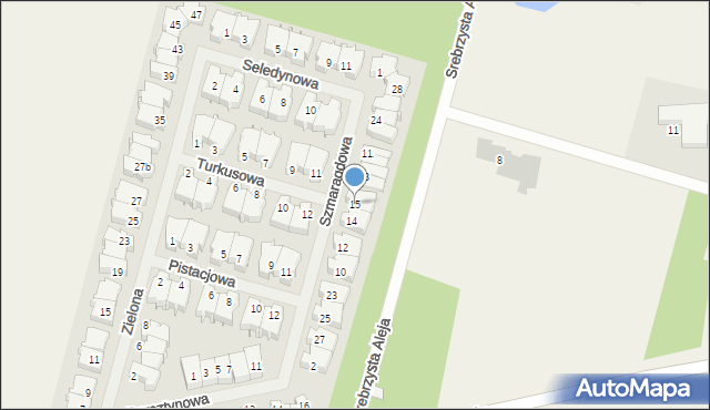 Strzykuły, Szmaragdowa, 16, mapa Strzykuły
