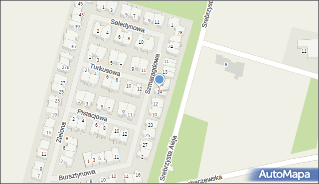 Strzykuły, Szmaragdowa, 17, mapa Strzykuły