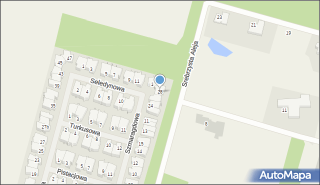 Strzykuły, Szmaragdowa, 3, mapa Strzykuły