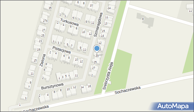 Strzykuły, Szmaragdowa, 8, mapa Strzykuły