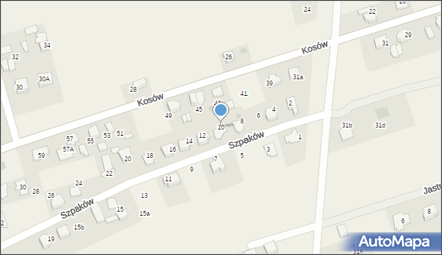 Studzienice, Szpaków, 10, mapa Studzienice