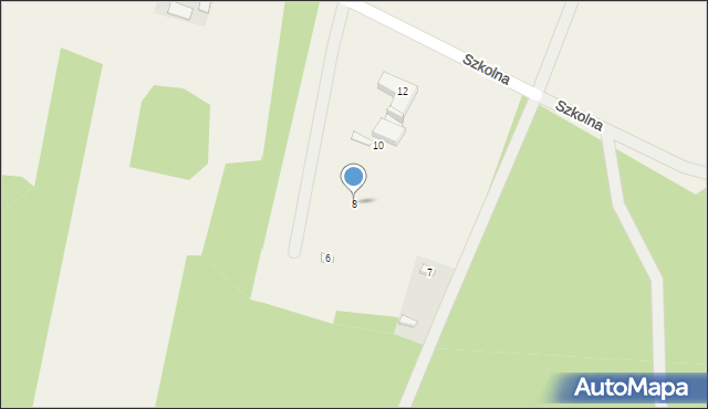 Suchcice, Szkolna, 8, mapa Suchcice