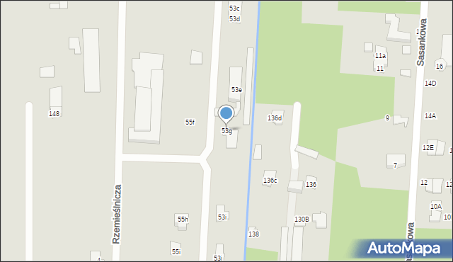 Sulejówek, Szklarniowa, 53g, mapa Sulejówek