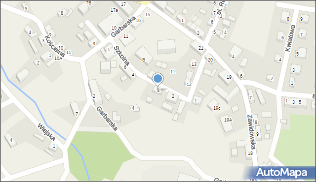 Sulików, Szkolna, 3, mapa Sulików