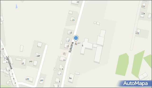 Sułów, Szkolna, 6b, mapa Sułów