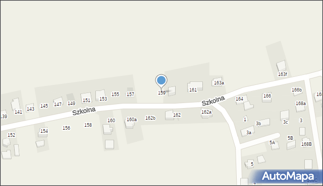 Suszec, Szkolna, 159, mapa Suszec