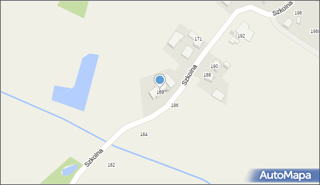 Suszec, Szkolna, 169, mapa Suszec