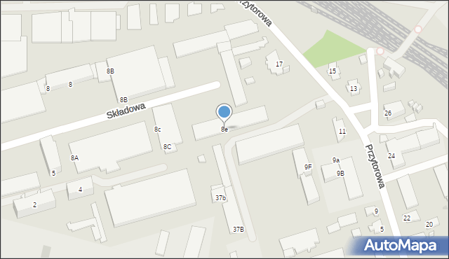 Suwałki, Szkolna, 8e, mapa Suwałk