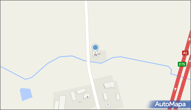 Swarożyn, Szkolna, 6a, mapa Swarożyn