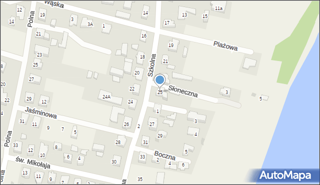 Swarzewo, Szkolna, 25, mapa Swarzewo