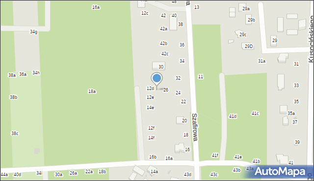 Świdnik, Szafirowa, 28, mapa Świdnika