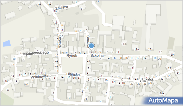 Święciechowa, Szkolna, 1, mapa Święciechowa
