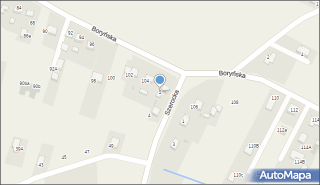 Świerklany, Szerocka, 2, mapa Świerklany